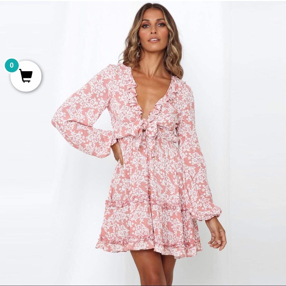 Bohemian Dress Babydoll Mini Dress